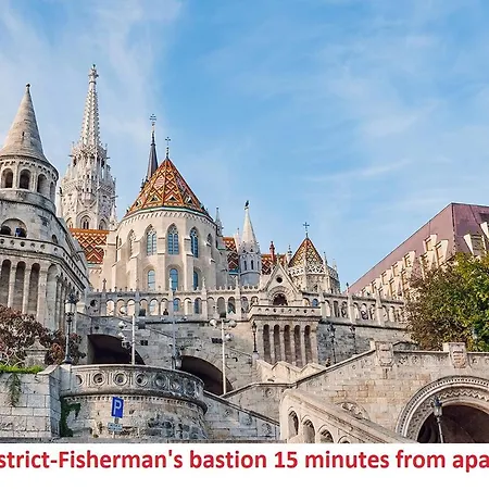 2 Rooms Between Of Chain Bridge, Cathedral, Parlament,Castle Area Budapest