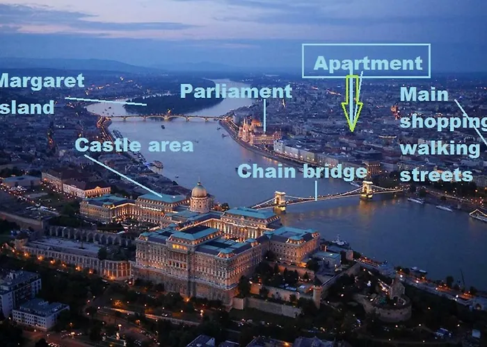 2 Between Of Chain Bridge, Cathedral, Parlament,castle Area Apartament